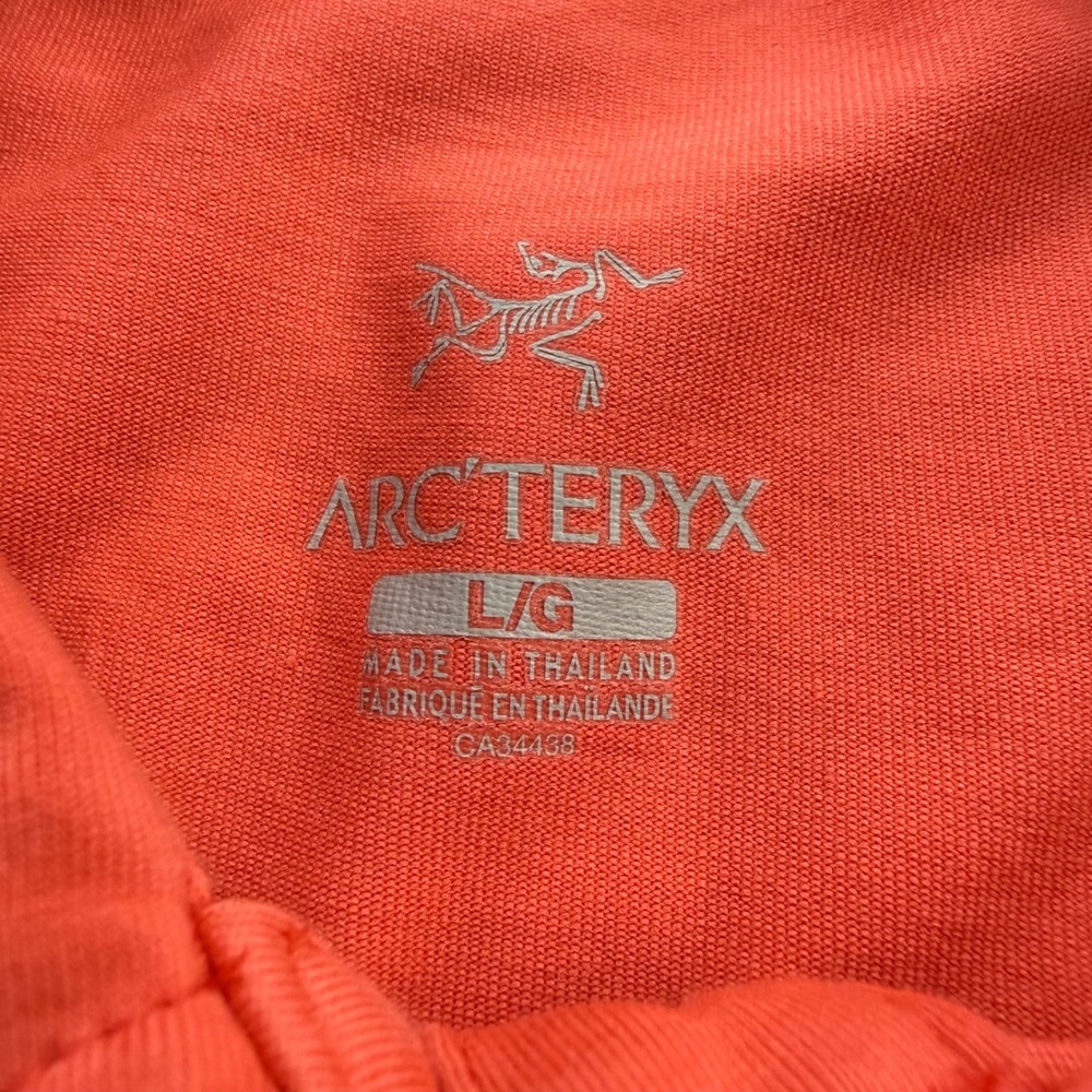 Arcteryx Polo Shirt Lot 2 Womens M/L Orange Purple Hiking Outdoor Athletic Top - Picture 6 of 14